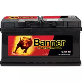 Banner 12V 80AH 660A Jobb+ Indító akkumulátor