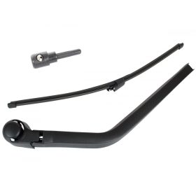   VW T5 Transporter 03-15 hátsó ablaktörlő kar + lapát AJTÓS VÁLTOZAT bal + hátsó ablakmosó fúvóka 2 db KPL