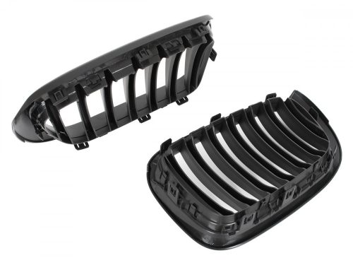 BMW X3 F25 X4 F26 14-17  fényszóró (vese) bal + jobb szett. FEKETE MATT