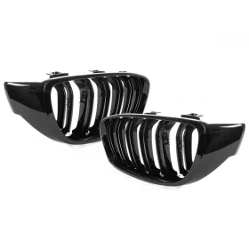   BMW 4 F32 / F33 / F36 13-18  fényszóró (vese) bal + jobb szett. FEKETE FÉNYES 