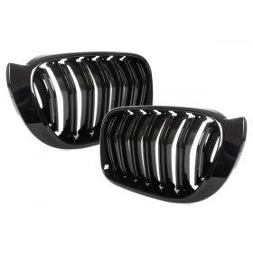   BMW X4 F26 14-17  fényszóró (vese) bal + jobb szett. FEKETE FÉNYES 