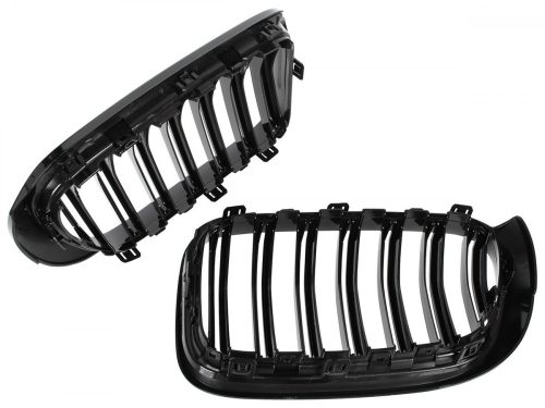 BMW X4 F26 14-17  fényszóró (vese) bal + jobb szett. FEKETE FÉNYES 