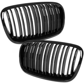   BMW X5 E70 06-13  fényszóró (vese) bal + jobb szett. FEKETE FÉNYES 