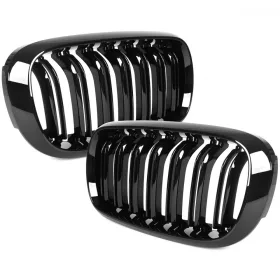   BMW X5 F15 13-18  fényszóró (vese) bal + jobb szett. FEKETE FÉNYES 