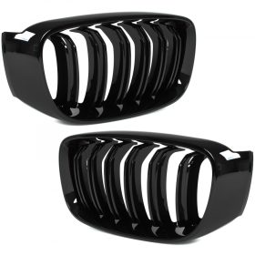   BMW 3 F34 GT 13-20  fényszóró (vese) bal + jobb szett. FEKETE FÉNYES 