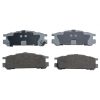 Fékbetét HÁTSÓ SUBARU LEGACY 2WD/4WD 89-98, IMPREZA 2WD/4WD 92-98, SVX 92- 21703.15.0