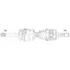 Féltengely MAZDA B2500 2.5D/2.5TD 4WD 99-, FORD RANGER 2.5/2.5TD 4WD 99- /BAL,MTM/ 1362929
