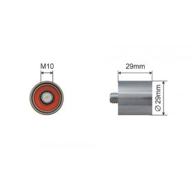   Feszítőgörgő, hosszbordás szíj AUDI A1 11-, A3 96-, A4 94-16, A6 95-, TT 08-14, SEAT ALHAMBRA 10-, ALTEA 09-, IBIZA/CORDOBA 99-,