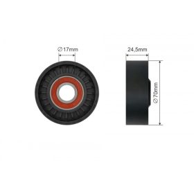   Feszítőgörgő, hosszbordás szíj BMW 3 (E46), 5 (E39), 5 (E60), 5 (E61), 7 (E65, E66, E67), X3 (E83), X5 (E53), Z4 (E85)