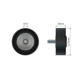   Feszítőgörgő, hosszbordás szíj BMW 5 (E60), 5 (E61), 6 (E63), 6 (E64), 7 (E65, E66, E67), X5 (E53) SSANGYONG ACTYON I, ACTYON