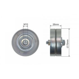   Feszítőgörgő, hosszbordás szíj BMW 3 (E46), 5 (E39) 2.0D 02.98-09.03 500131