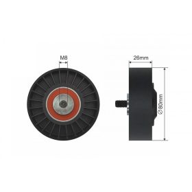   Feszítőgörgő, hosszbordás szíj CITROEN JUMPER, PEUGEOT BOXER 2.5D 12.96-04.02 500246