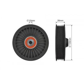   Feszítőgörgő, hosszbordás szíj MERCEDES C (W203, S203) 00-07, KLASA M (W163) 98-05 85-26