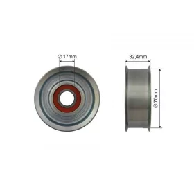   Feszítőgörgő, hosszbordás szíj NISSAN INFINITY Q70, QX70, EX35, FX37, G37, M35,M37 3.5-3.7 08- 500536