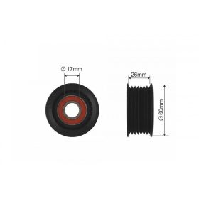   Feszítőgörgő, hosszbordás szíj grand vitara II 1.9D 05-15 95131-67J00