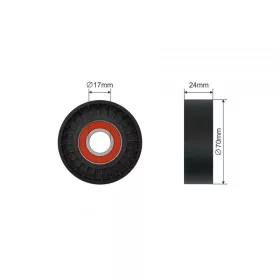   Feszítőgörgő, hosszbordás szíj TOYOTA CAMRY, RAV4, LEXUS ES, NX, RC, RX 2.0-2.7 11- 500670