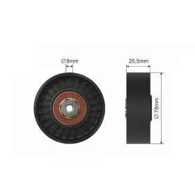   Feszítőgörgő, hosszbordás szíj AUDI 80, A6, CABRIOLET, FORD GALAXY, SEAT ALHAMBRA, CORDOBA, CORDOBA VARIO, IBIZA II, INCA,