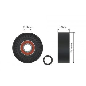   Feszítőgörgő, hosszbordás szíj VW CRAFTER 30-35, CRAFTER 30-50 2.5D 04.06-05.13 76145276