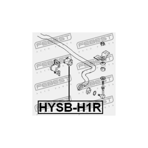 Stabilizátor rúd szilent HÁTSÓ D19,2 HYUNDAI H1 97-, H200 97-00 555134A000