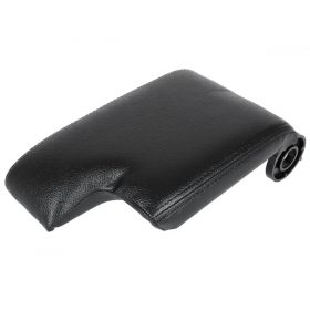   BMW 3 E46 98-07 könyöklő fedél gombbal és kárpittal FEKETE BŐR KÉSZLET