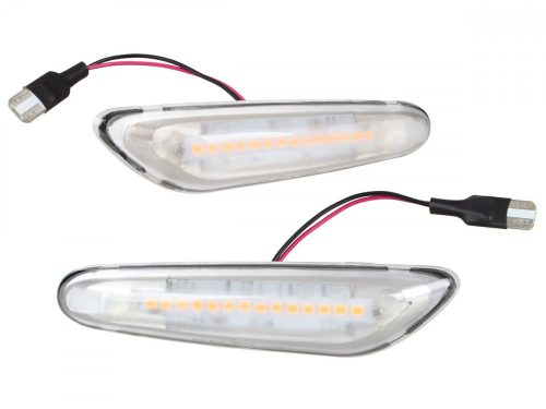 BMW 1 E81 E82 E87 E88 LED oldaljelző FEHÉR SIMA 2 db.