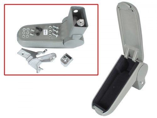 Skoda Octavia I 96-10 könyöklő Komplett SZÜRKE SZÖVET + szerelőkészlet