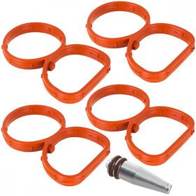   BMW 5 E60 / E61 07-10 N47 D20 végsapka a szívócső-szívósor örvényszárnyainak tömítéseivel 5 db 