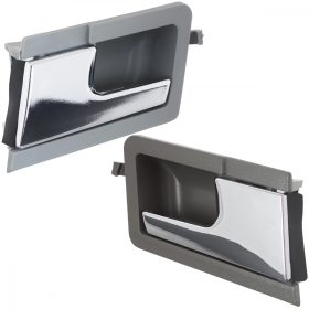   VW T4 Transporter 90-03 belső első fogantyú szürke + króm bal + jobb 2 db