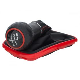  12MM VW Golf IV 97-06 sebességváltó gomb + PIROS KERETES -
