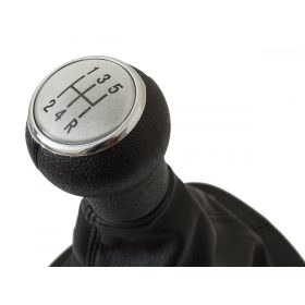   VW Passat B5 96-00 SILVER váltó gomb + váltószoknya 5 sebességes kerettel