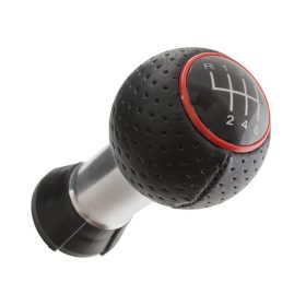   Audi A3 8L 96-03 sebességváltó gomb FEKETE + PIROS GYŰRŰ 6 SEBESSÉGES