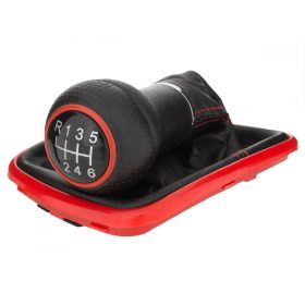    23 MM VW Golf IV 97-06 sebességváltó gomb + PIROS KERET 6 SEBESSÉGES