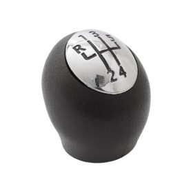   Renault Megane II 02-08 III 2008- sebességváltó gomb, 5 SEBESSÉGES, FEKETE + KRÓM