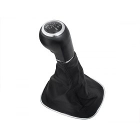   Opel Corsa D 2006- FEKETE sebességváltó gomb + 6-SEBESSÉGES Váltószoknya