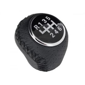   Fiat Ducato II III 94-14 FEKETE sebességváltó gomb + KRÓM 6 SEBESSÉGES