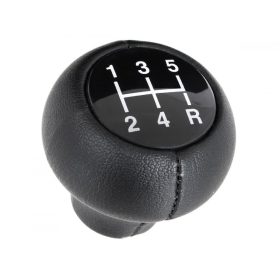   Saab 900 CROCODILE 78-93 sebességváltó gomb FEKETE ECO BŐR 5 SEBESSÉGES