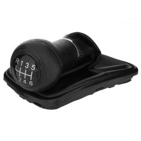   12MM VW Golf IV 98-05 sebességváltó gomb FEKETE 6 SEBESSÉGES + menetméret