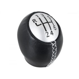   Renault Espace IV sebességváltó gomb 6 SEBESSÉGES FEKETE BŐR + EZÜST