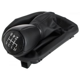   Seat Leon I 99-06 FEKETE sebességváltó gomb + váltószoknya 6-SEBESSÉGES kerettel