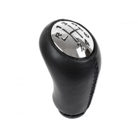   Renault Vel Satis 2002- sebességváltó gomb 6 SEBESSÉGES FEKETE BŐR + KRÓM