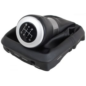   Seat Alhambra 00-10 sebességváltó gomb FEKETE + Váltószoknya kerettel FEKETE 6 SEBESSÉGES