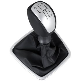   Renault Laguna III 07-15 sebességváltó gomb FEKETE / EZÜST + FEKETE  KERETTEL EZÜST 6 SEBESSÉGES