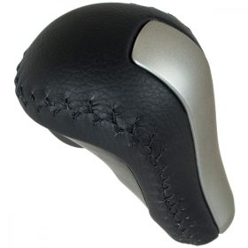   Honda Accord VIII 2008- AUTOMATA sebességváltó gomb FEKETE BŐR + EZÜST