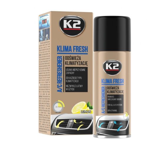 K2 klima fresh  klímabomba 150ml - Citrom 